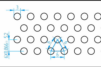 沖孔網(wǎng)板60度錯(cuò)排